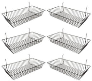 Wire Baskets for Grid Wall and Slat Wall - Wire Basket 24
