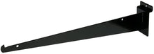 Load image into Gallery viewer, 14&quot; Black Slatwall Shelf Brackets with Lip