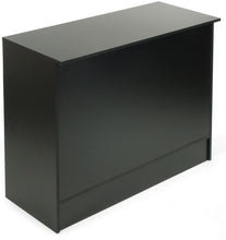 Load image into Gallery viewer, Cash Register Stand with 3 Height-Adjustable Shelves- 48&quot; Melamine Checkout Counter