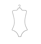 Ladies Wire Body Shape Swimwear/Bikini Hanger - Sold in a Pack of 3