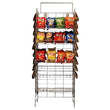Load image into Gallery viewer, potato-chip-rack-w-5-shelves-and-48-clips-front-view