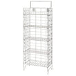 Load image into Gallery viewer, potato-chip-rack-w-5-shelves-and-48-clips-white