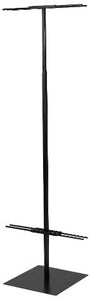 Economy Adjustable Floor Banner Stand, Black 48" to 92"