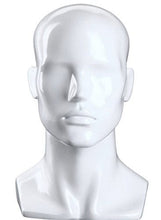 Load image into Gallery viewer, Male Gloss Mannequin Head