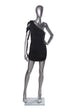 Load image into Gallery viewer, only-hangers-matte-silver-female-mannequin-front-view