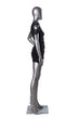 Load image into Gallery viewer, only-hangers-matte-silver-female-mannequin-left-side-view