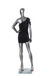 Load image into Gallery viewer, only-hangers-matte-silver-female-mannequin-back-view