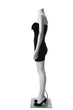 Load image into Gallery viewer, matte-white-headless-female-mannequin-side-black