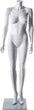 Load image into Gallery viewer, matte-white-headless-female-mannequin-main-view