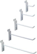 Load image into Gallery viewer, commercial-grade-slatwall-hooks-combo-pack-of-25-assorted-size-peg-hooks-for-slatwall-5-of-each-2-4-6-8-and-10-hooks-white