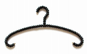 Glamhanger - Black;Beaded Hangers - Black