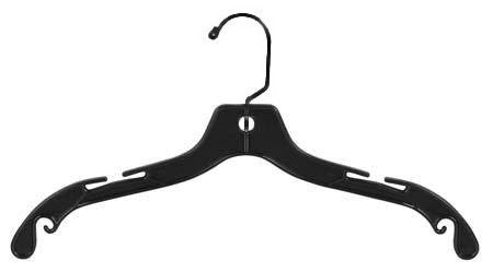 Black Plastic Top Hanger