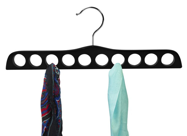 Black Wooden Scarf Hanger