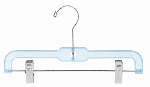 Children's Blue Plastic Pant/Skirt Hanger - 12"