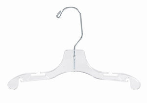 Children's Clear Plastic Dress Hanger - 10&quot;