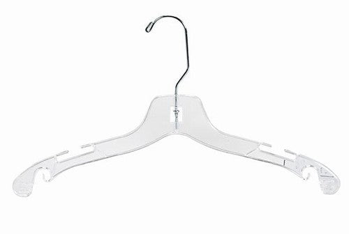 Unbreakable White Plastic Dress/Shirt Hanger