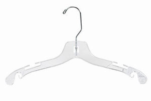 Children's Plastic Hangers: Pre-Teen Plastic 12 Inch Top Hanger