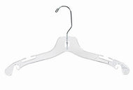 Children's Clear Plastic Dress Hanger - 14"