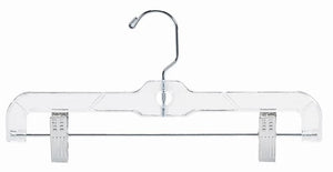 Children's Clear Plastic Pant/Skirt Hanger - 12&quot;