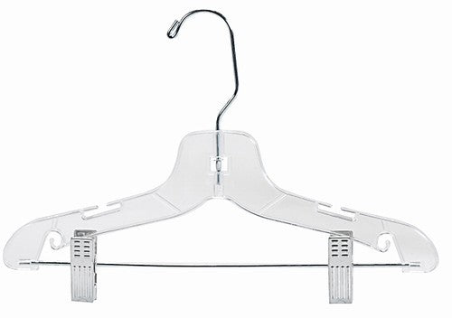 Big Kids 14 Clear Heavyweight Coat Hanger