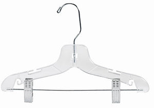 14 White Plastic Children's Shipping Hanger - Plastic Hangers