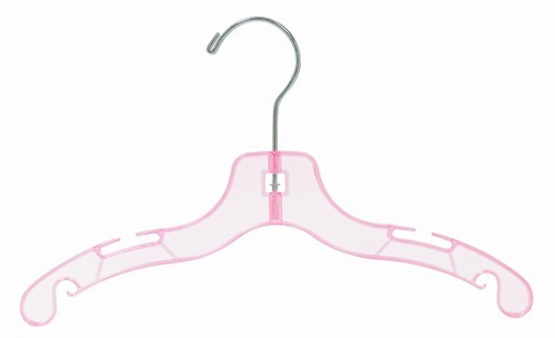 Kids 12 Pink Suit Hanger w/ Clips
