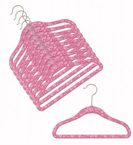 Children's Slim-Line Printed Hearts Hanger