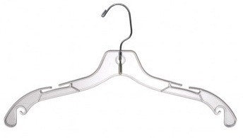 Clear Plastic Dress/Shirt Hanger