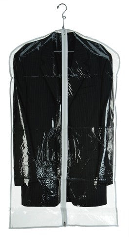 Clear Vinyl Garment Bags with Zipper – Only Hangers Inc.