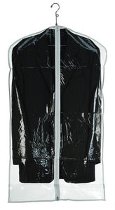 Clear Vinyl Garment Bag w/ Zipper