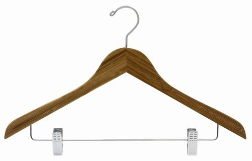 Dark Bamboo Flat Combination Hanger