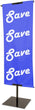 Load image into Gallery viewer, economy-adjustable-floor-banner-stand-black-48-to-92