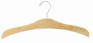 Decorative Wooden Dress Hanger (Natural)