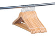 Load image into Gallery viewer, flat-wooden-suit-hanger-wnon-slip-bar-bunch-view