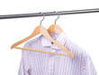 Load image into Gallery viewer, flat-wooden-suit-hanger-wnon-slip-bar-side-view