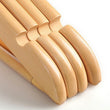 Load image into Gallery viewer, flat-wooden-suit-hanger-wnon-slip-bar-top-view
