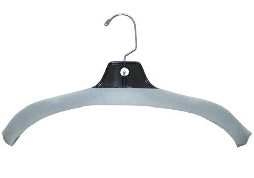 Only Hangers Chrome Metal Hangers 25-Pack, Grey