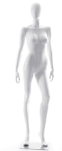 Load image into Gallery viewer, White Gloss Female Mannequin