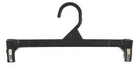 Hang-Safe Skirt/Slack Hanger 9.5&quot;- Black