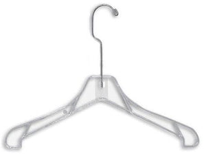 Heavyweight Clear Coat Hanger (Long Hook)  Product & Reviews - Only Hangers  – Only Hangers Inc.