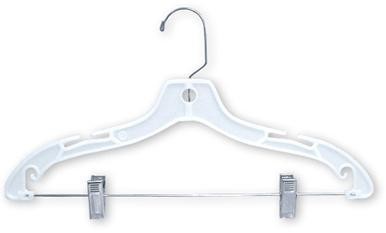 Heavyweight Clear Plastic Coat Hanger