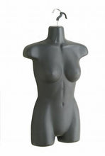 Load image into Gallery viewer, Ladies Hanging Torso Form (Black);Ladies Hanging Torso Form (Black)