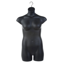 Load image into Gallery viewer, Ladies Plus Size Hanging Torso Form (Black);Ladies Plus Size Hanging Torso Form (Black);Ladies Plus Size Hanging Torso Form (Black)