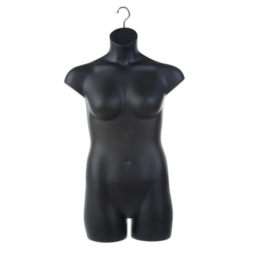 Ladies Plus Size Hanging Torso Form (Black);Ladies Plus Size Hanging Torso Form (Black);Ladies Plus Size Hanging Torso Form (Black)