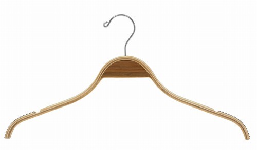 Bamboo Suit Hanger with Black Vinyl Bar, Eco-Friendly 17 Inch Flat Wooden  Hangers with Lacquer Finish & Chrome Swivel Hook - On Sale - Bed Bath &  Beyond - 17806583