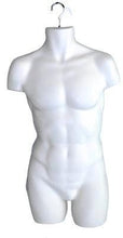 Load image into Gallery viewer, Male Hanging Torso Form (White);Male Hanging Torso Form (White);Male Hanging Torso Form (White)