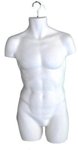 Male Hanging Torso Form (White);Male Hanging Torso Form (White);Male Hanging Torso Form (White)