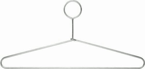 Wholesale Heavy Duty 17 Plastic Coat Hangers - Clear