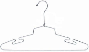 Metal Lingerie Hanger - 16&quot; (No Loop)