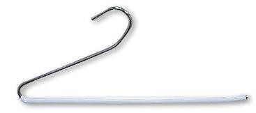 Metal Pant Hanger w/Vinyl Sleeve